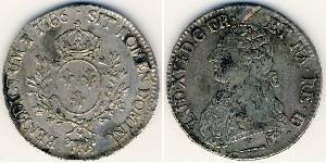 1 Ecu Kingdom of France (843-1791) Silber Ludwig XVI (1754 - 1793)