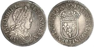 1 Ecu France Silver Louis XIV (1638-1715)