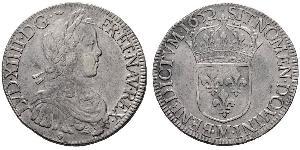 1 Ecu France Silver Louis XIV (1638-1715)