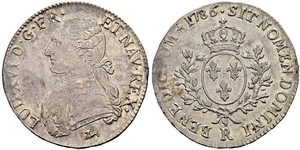 1 Ecu Kingdom of France (843-1791) Silver Louis XVI of France (1754 - 1793)