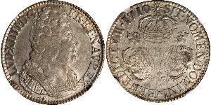 1 Ecu Kingdom of France (843-1791) Silver Louis XIV (1638-1715)