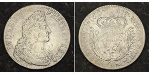 1 Ecu Kingdom of France (843-1791) Silver Louis XIV (1638-1715)