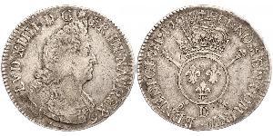 1 Ecu Kingdom of France (843-1791) Silver Louis XIV (1638-1715)