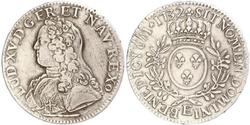 1 Экю Франкське королівство (843-1791) Срібло Людовик XV(1710-1774)