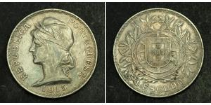 1 Escudo Première République portugaise (1910 - 1926) Argent 