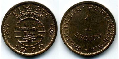 1 Escudo Timor-Leste (1702 - 1975) / Portugal Bronze 