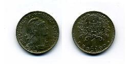 1 Escudo Second Portuguese Republic (1933 - 1974) Copper/Zinc 