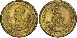 1 Escudo Bolivien (1825 - ) Gold 