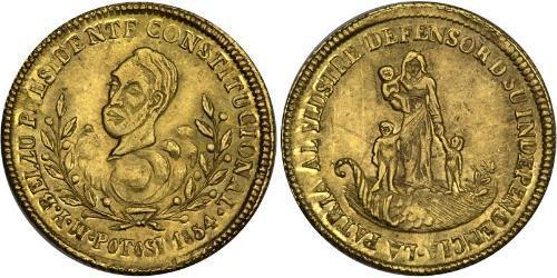 1 Escudo Bolivien (1825 - ) Gold 