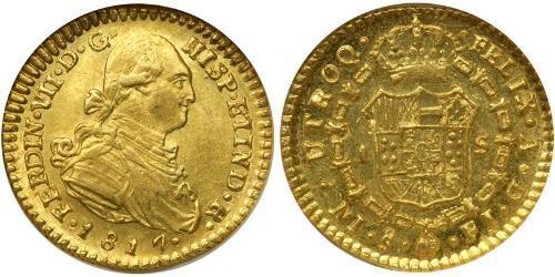 1 Escudo Chile Gold Ferdinand VII. von Spanien (1784-1833)