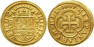 1 Escudo Habsburg Spain (1506 - 1700) Gold Philip III of Spain (1578-1621)