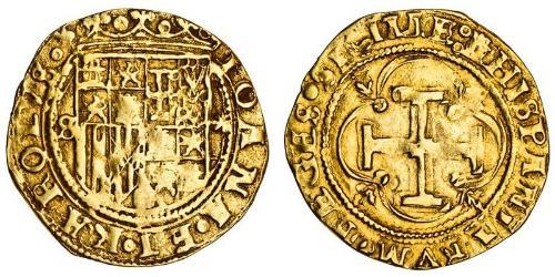 1 Escudo Habsburg Spain (1506 - 1700) Gold 