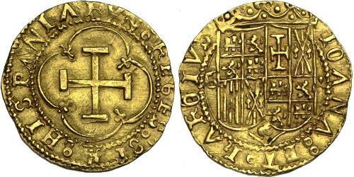 1 Escudo Heiliges Römisches Reich (962-1806) / Habsburg Spain (1506 - 1700) Gold Karl V, Römisch-deutscher Kaiser (1500-1558)