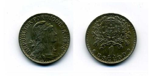 1 Escudo Estado Novo (Portugal) (1933 - 1974) Kupfer/Zink 