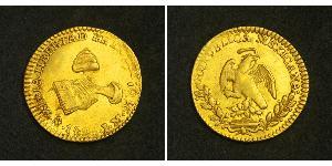 1 Escudo Centralist Republic of Mexico (1835 - 1846) Or 