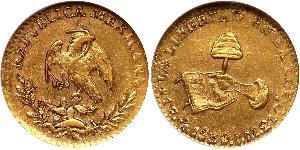 1 Escudo Centralist Republic of Mexico (1835 - 1846) Or 