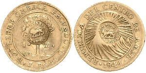 1 Escudo Costa Rica (1821 - ) Or 