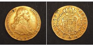 1 Escudo Empire espagnol (1700 - 1808) Or Charles IV d