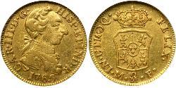1 Escudo Nouvelle-Espagne (1519 - 1821) Or Charles III d