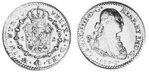1 Escudo Nouvelle-Espagne (1519 - 1821) Or Charles IV d