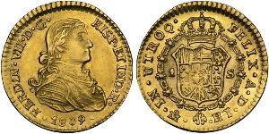 1 Escudo Nouvelle-Espagne (1519 - 1821) Or Ferdinand VII d