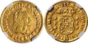 1 Escudo Nouvelle-Espagne (1519 - 1821) Or Philippe V d