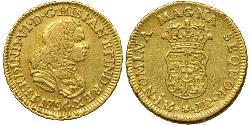 1 Escudo Pérou Or Ferdinand VI d