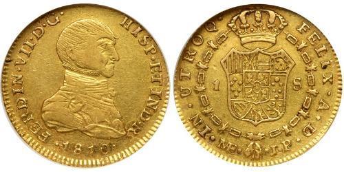 1 Escudo Pérou Or Ferdinand VII d