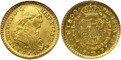 1 Escudo Cile Oro Ferdinando VII di Spagna (1784-1833)
