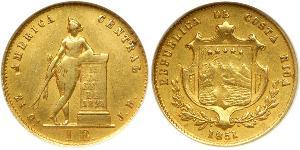 1 Escudo Costa Rica (1821 - ) Oro 
