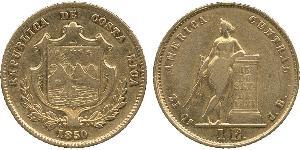 1 Escudo Costa Rica (1821 - ) Oro 