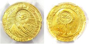 1 Escudo Costa Rica (1821 - ) Oro 