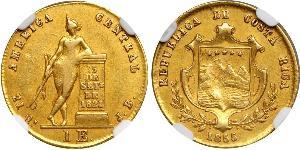 1 Escudo Costa Rica (1821 - ) Oro 