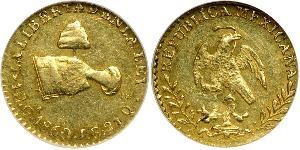 1 Escudo Estados Unidos Mexicanos (1846 - 1863) Oro 