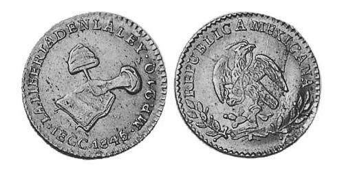 1 Escudo Estados Unidos Mexicanos (1846 - 1863) Oro 