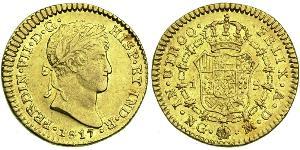 1 Escudo Guatemala Oro Ferdinando VII di Spagna (1784-1833)