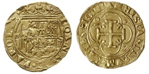 1 Escudo Habsburg Spain (1506 - 1700) Oro 