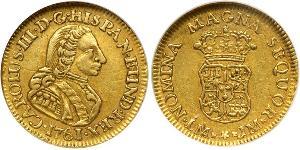 1 Escudo Perù Oro Carlo III di Spagna (1716 -1788)