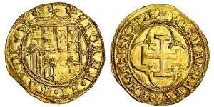 1 Escudo Spagna degli Asburgo (1506 - 1700) Oro 