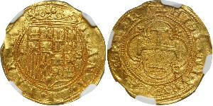 1 Escudo Spagna degli Asburgo (1506 - 1700) Oro 