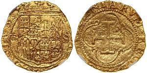 1 Escudo Spagna degli Asburgo (1506 - 1700) Oro 