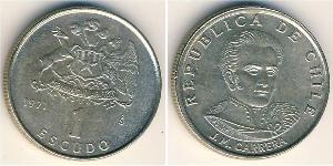 1 Escudo Cile Rame/Nichel 