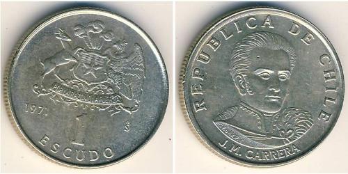 1 Escudo Cile Rame/Nichel 