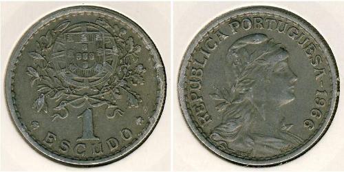 1 Escudo Estado Novo (Portogallo) (1933 - 1974) Rame/Nichel 