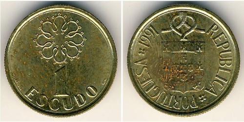 1 Escudo Portuguese Republic (1975 - )  