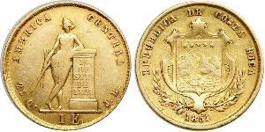 1 Escudo Costa Rica (1821 - ) 金 