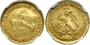 1 Escudo Second Federal Republic of Mexico (1846 - 1863) 金 