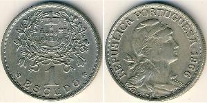 1 Escudo Second Portuguese Republic (1933 - 1974) 銅/镍 
