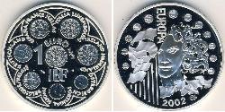 1 Euro Cinquième République (1958 - ) Argent 