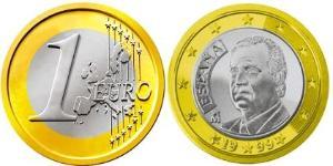 1 Euro Regno di Spagna (1976 - ) Bimetal 